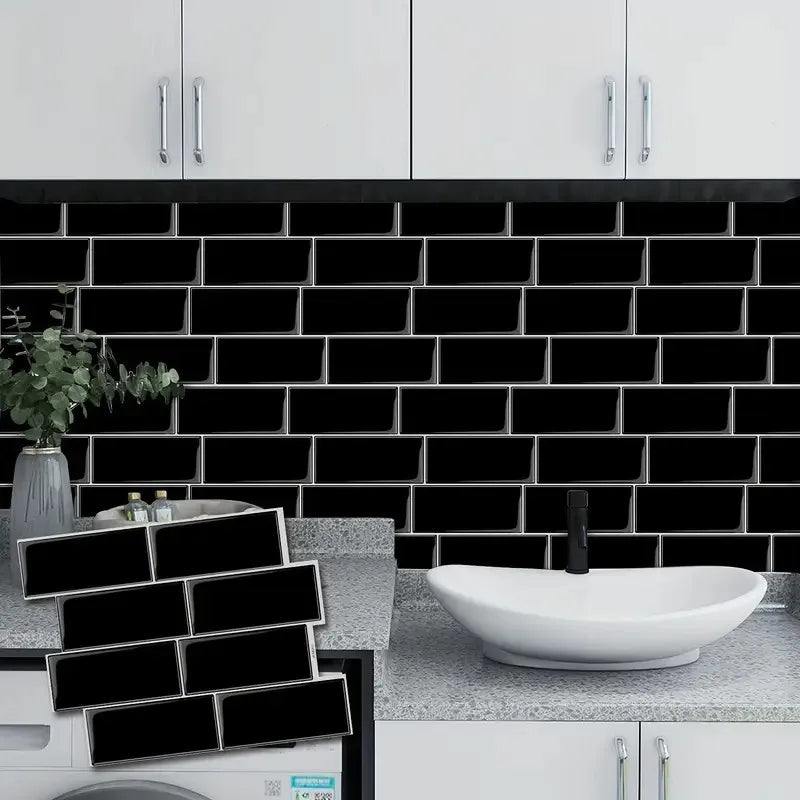 Backsplash Tile for Kitchen Peel and Stick, Self Adhesive Stick on Subway Tiles for Kitchen, Bathroom