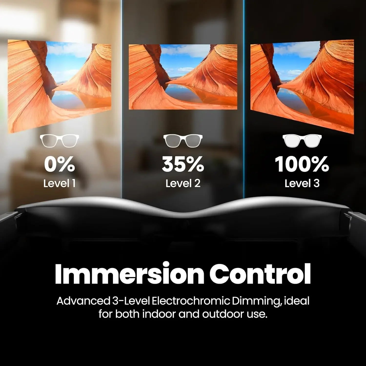 XREAL Air 2 Pro AR Glasses | 130-Inch Spatial Display for Mobile Devices Tidesmit