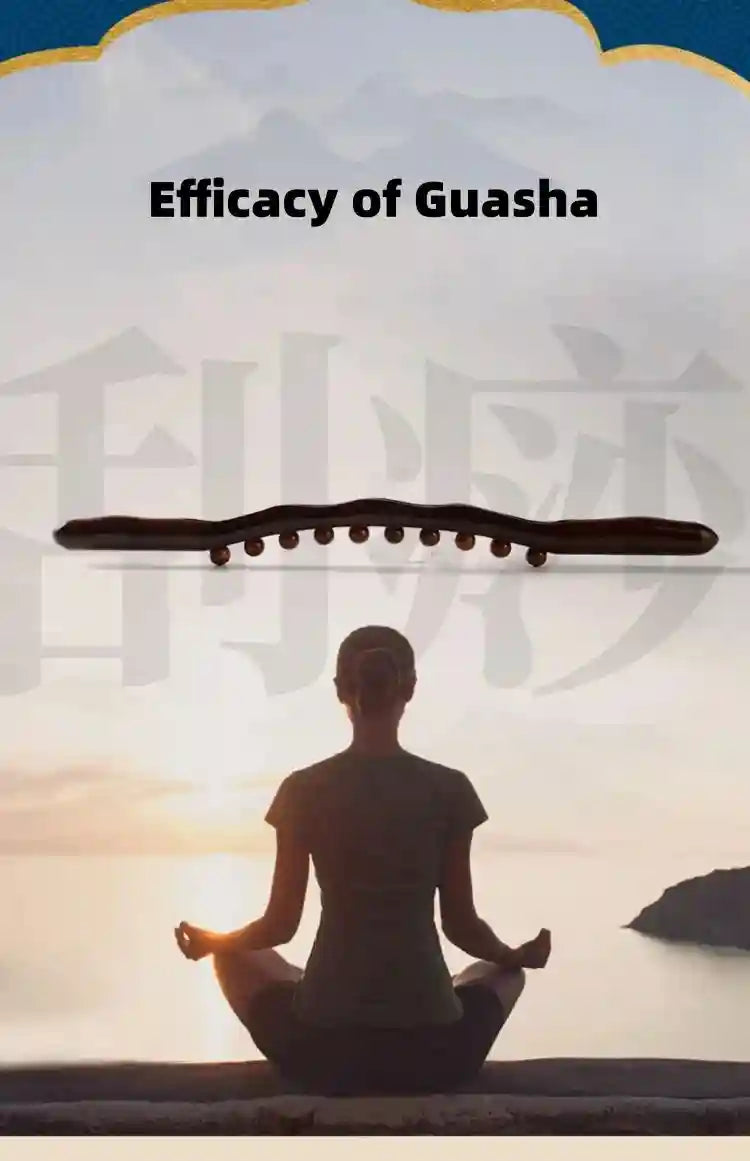 Massage Stick for Back Therapy | Wooden Gua Sha Muscle Relief Roller Massage Roller Tidesmit