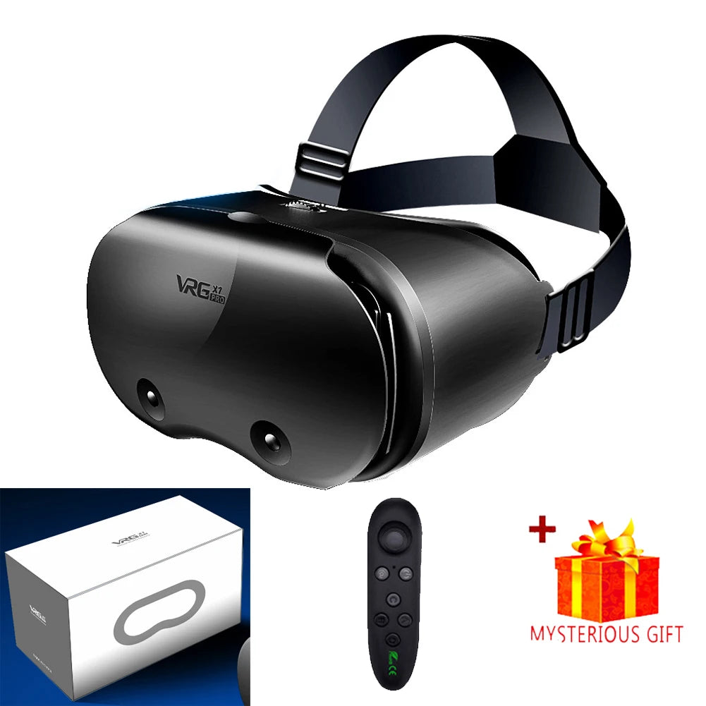 VR Headset for Smartphones | Immersive 3D Goggles for Augmented Reality With Remote A Tidesmit