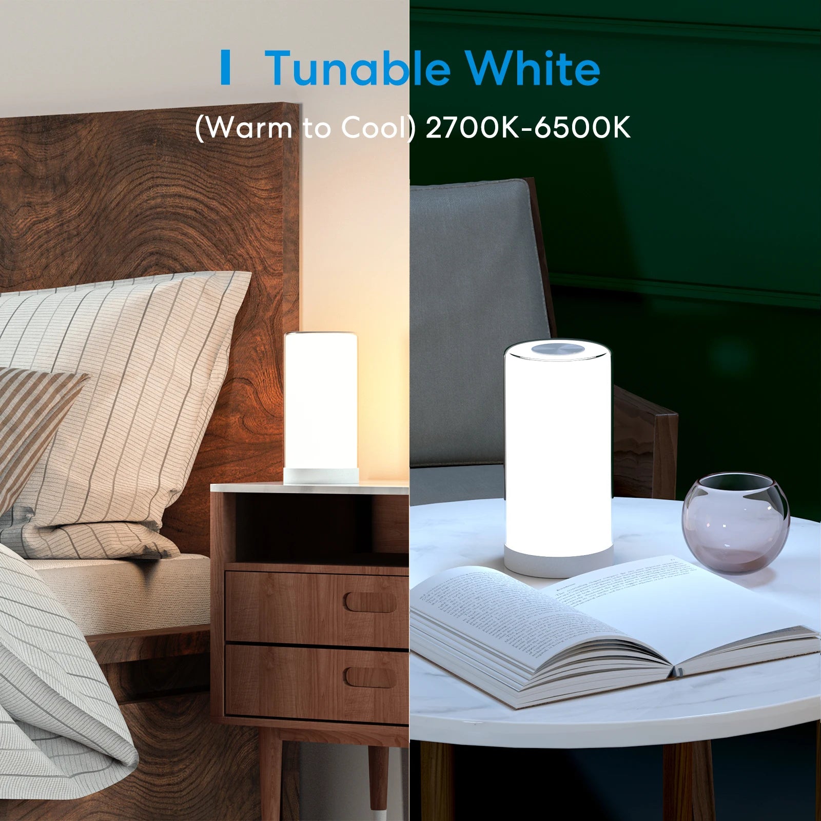 Meross Smart WiFi Table Lamp US/EU/UK/AU Touch Sensor Dimmable Bedside Light Support HomeKit Alexa Google Assistant SmartThings