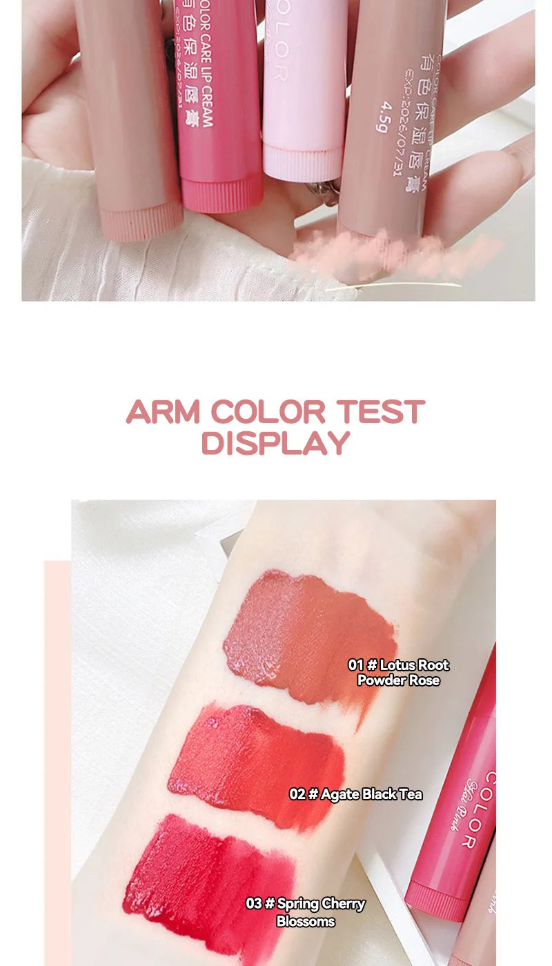 Moisturizing Tinted Lip Balm | Hydrating Lip Treatment | Tidesmit Lip Care Tidesmit
