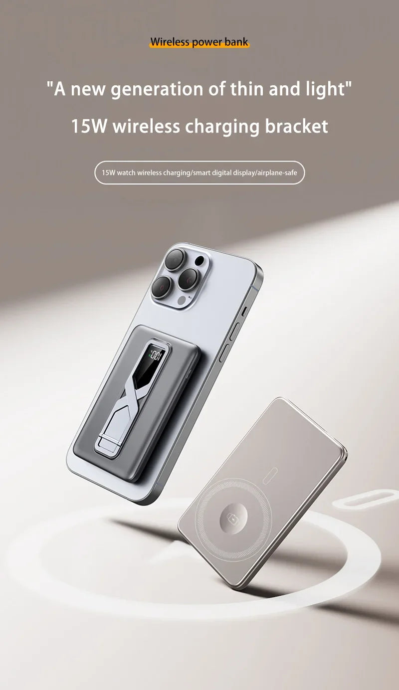 Magnetic Power Bank 10000mAh PD 20W Fast Charger - Tidesmit Tidesmit