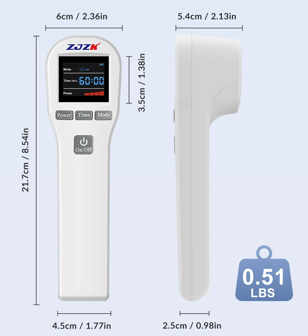 Cold Laser Therapy Device for Pain Relief | 808nm & 650nm Laser Body Shaping Massage Equipment Tidesmit