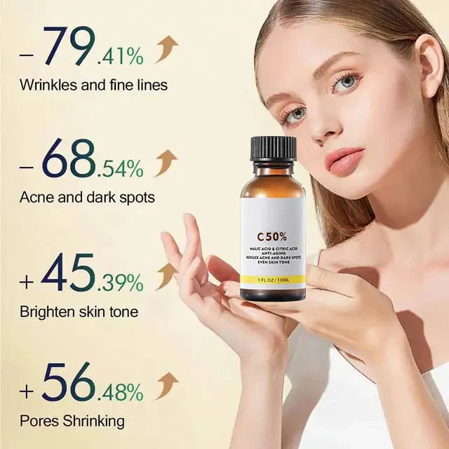 Acid Peeling Serum Chemical Exfoliant Peel for remove Face Dark Skin Spots Whiten Lighten Melanin Peeling Solution Skin Peel