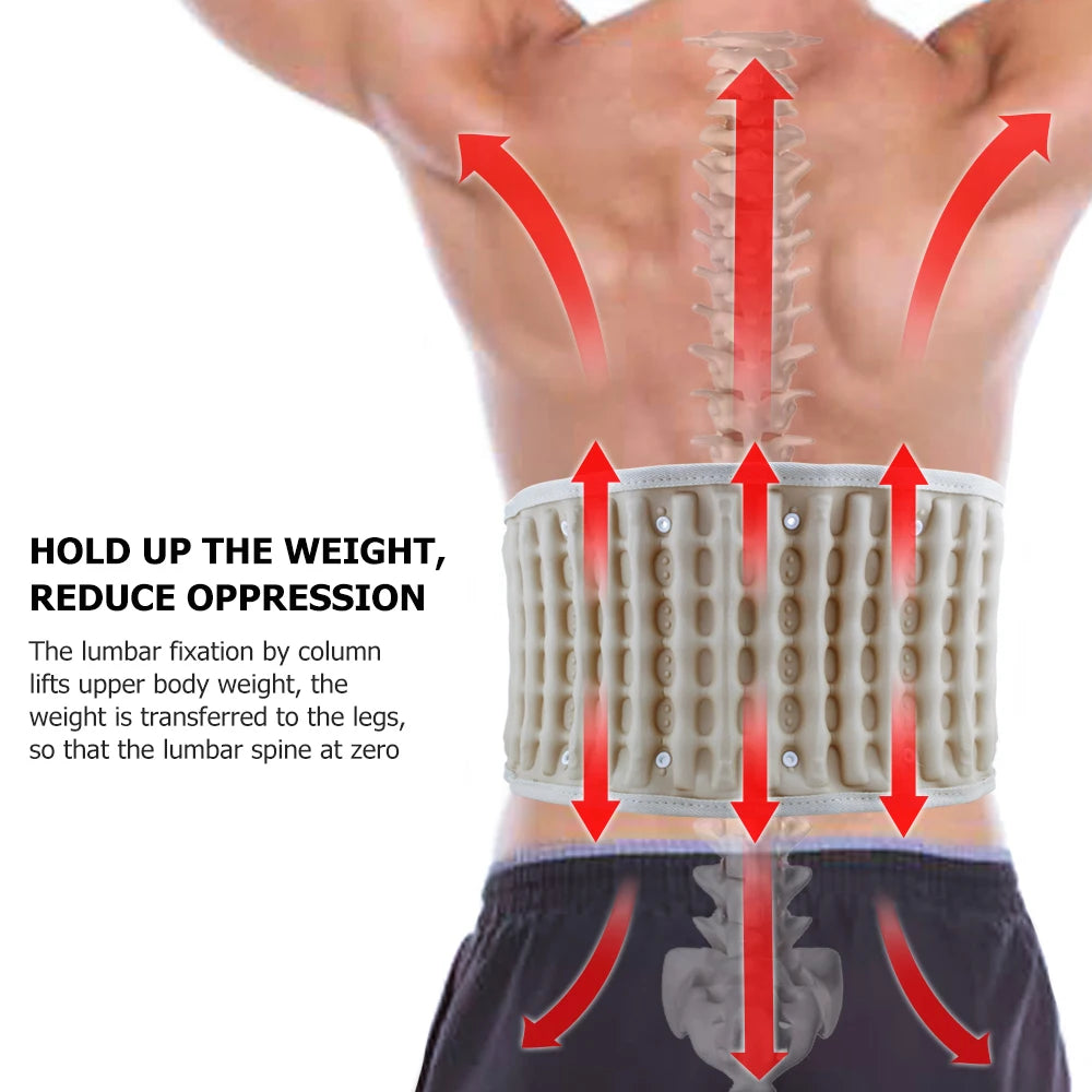 Inflatable Lumbar Decompression Belt - Targeted Back Pain Support Fascia Gun Tidesmit