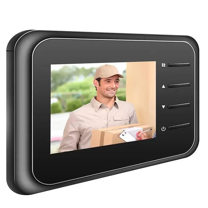 2.4 inch Video Peephole Doorbell Camera Video-eye Auto Record Electronic Ring Night View Digital Door Viewer Entry Home Security