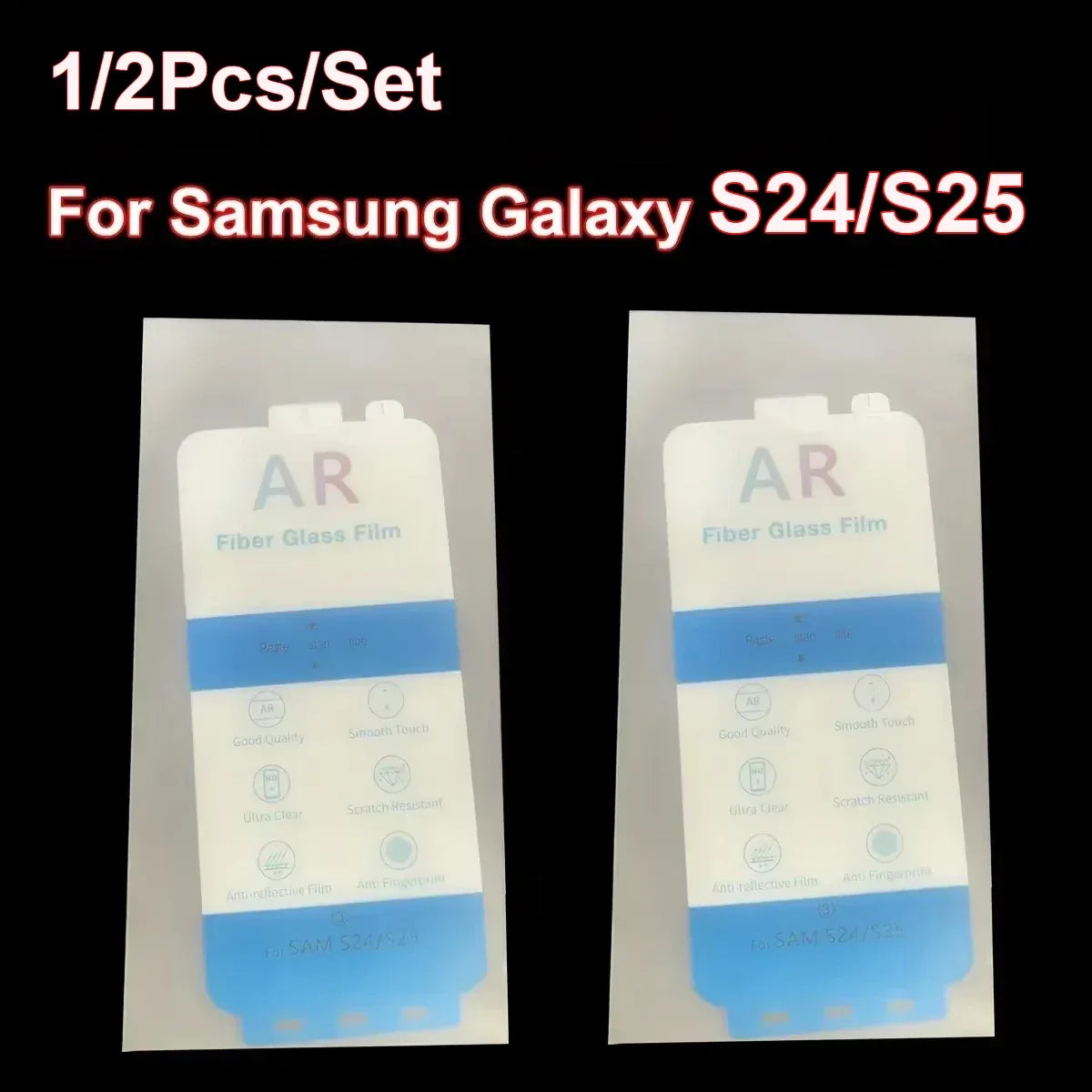 Samsung Galaxy S25 Ultra Screen Protector - Anti-Scratch AR Fiber Film 1Pcs Set Tidesmit