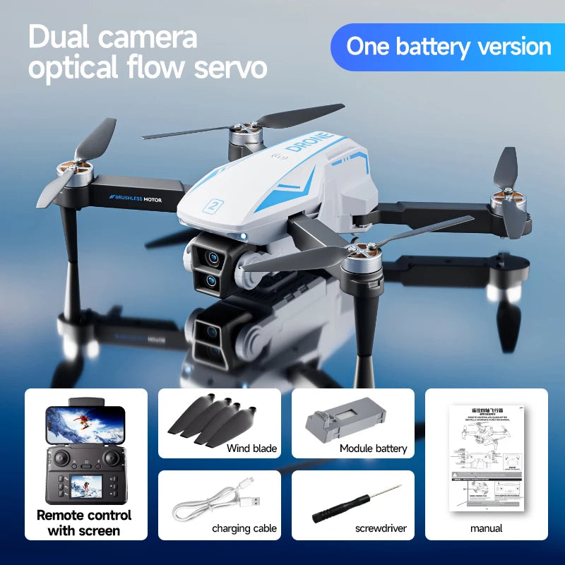4K Camera Drone - M2 Foldable Quadcopter with Optical Flow M2 Tidesmit