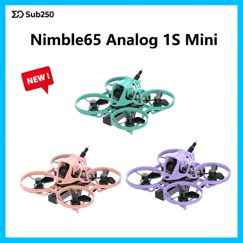 65mm FPV Whoop Drone: Analog 1S Mini Quadcopter | Tidesmit Tidesmit