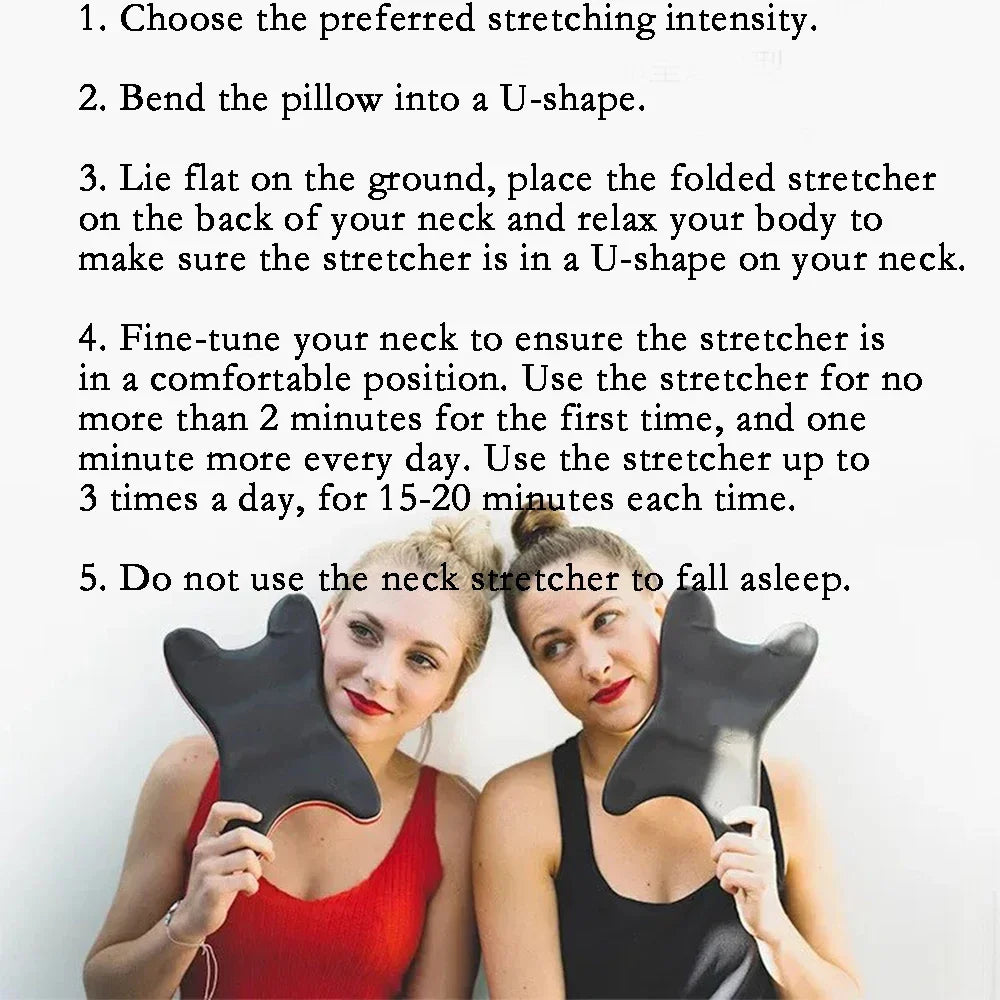 Cervical Neck Traction Pillow: Orthopedic Spine Stretcher & Heat Therapy Back Massage Instrument Tidesmit
