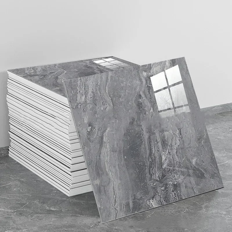 Marble Peel and Stick Backsplash Waterproof Washroom Wall Panels, Peel and Stick Tile, PVC Wall Panels for Kitchen