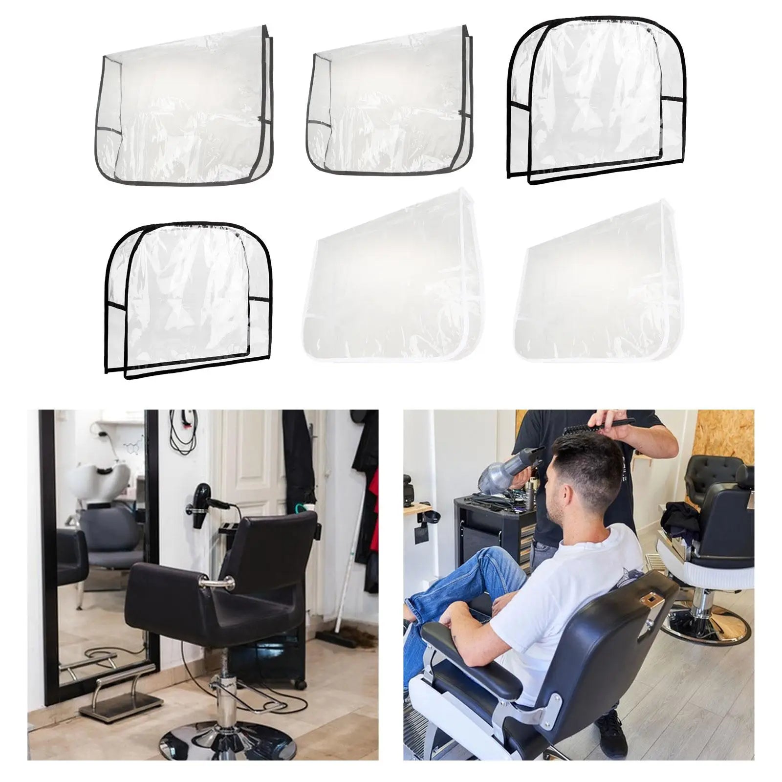 Waterproof Barber Chair Back Cover - Protective Salon Styling Shield Massage Chairs Tidesmit