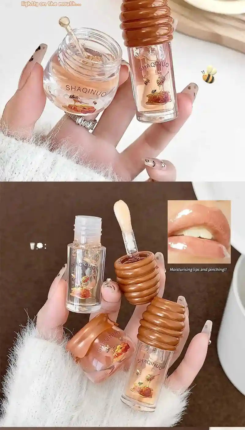 Honey Lip Oil Set – Nourishing Lip Treatment & Hydrating Care Lip Care Tidesmit