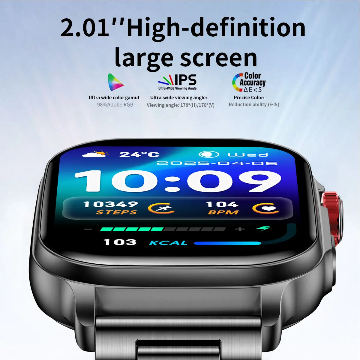 2026men's andwomen'ssmartwatches,2.01-inch high-definitiontouchscreen,1400mAhultra long battery life,men'sandwomen'sholidaygifts