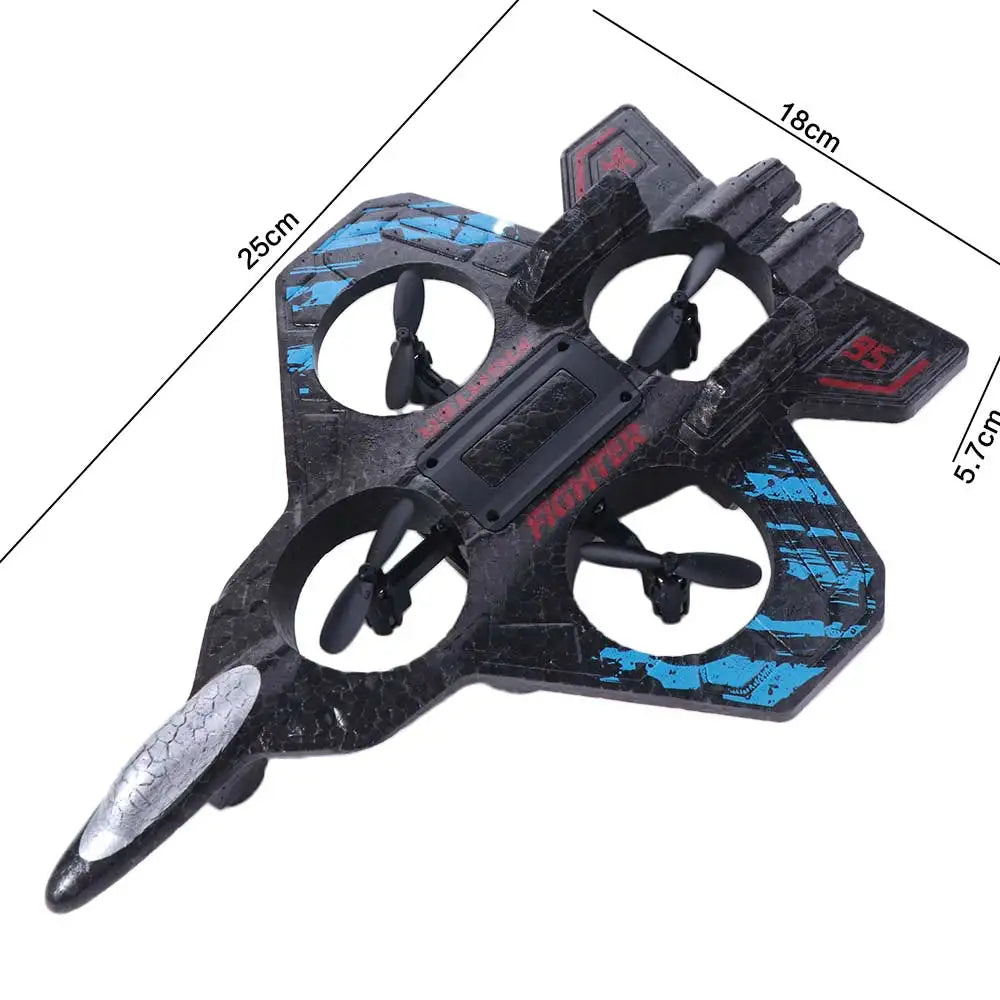 RC Foam Fighter Glider | Gravity Sensing Durable Indoor Drone Tidesmit