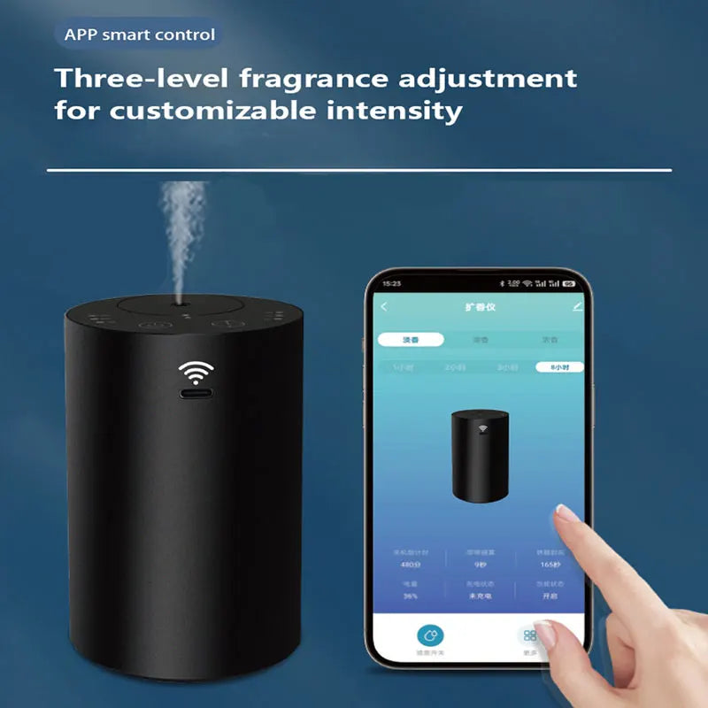 Portable Car Aroma Diffusers  APP Connected Fragrance Smell Distributor Suitable for Office Home Car Fragrance Diffusers