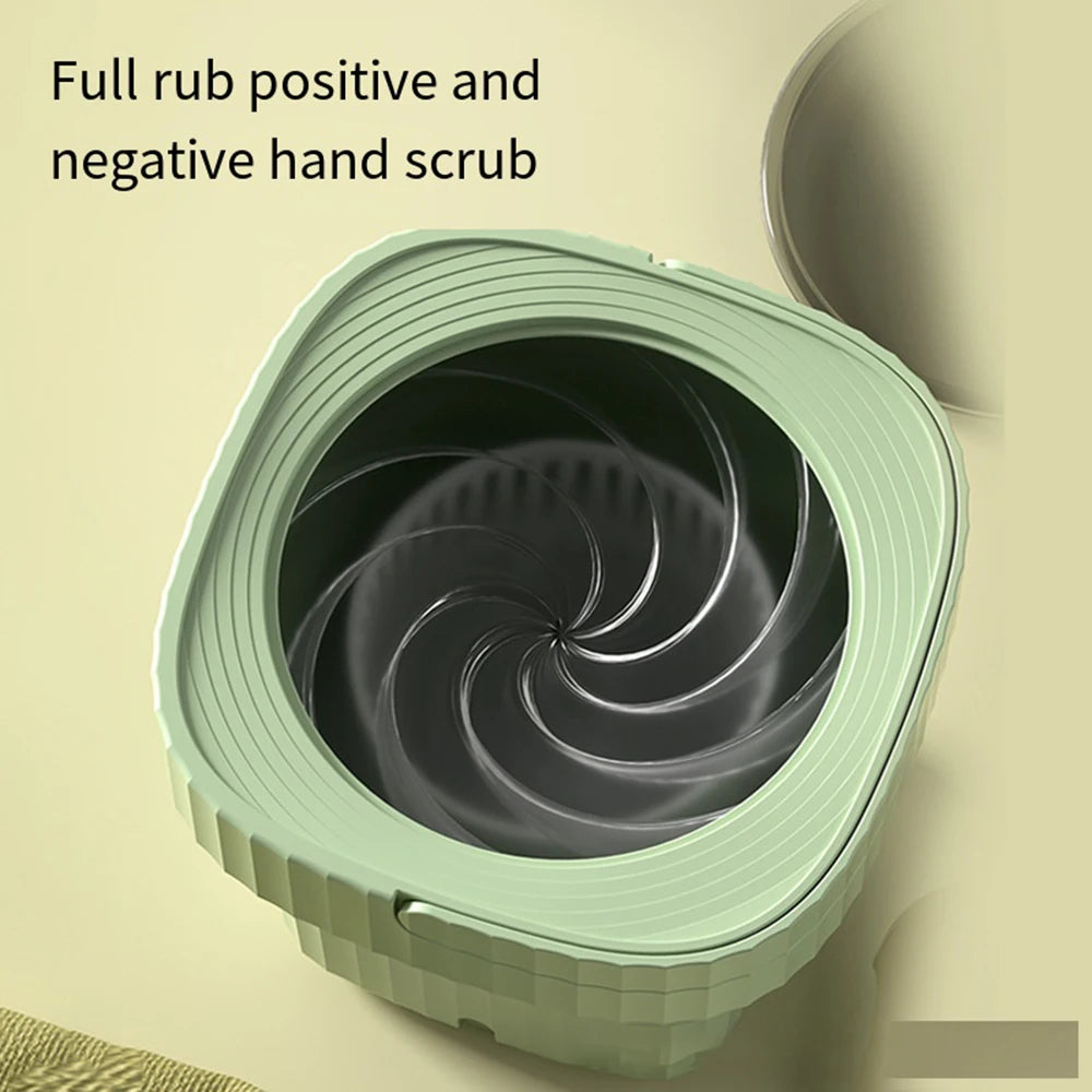 Tidesmit portable ultrasonic folding washing machine with spin dryer, 11L capacity for travel clothes and underwear