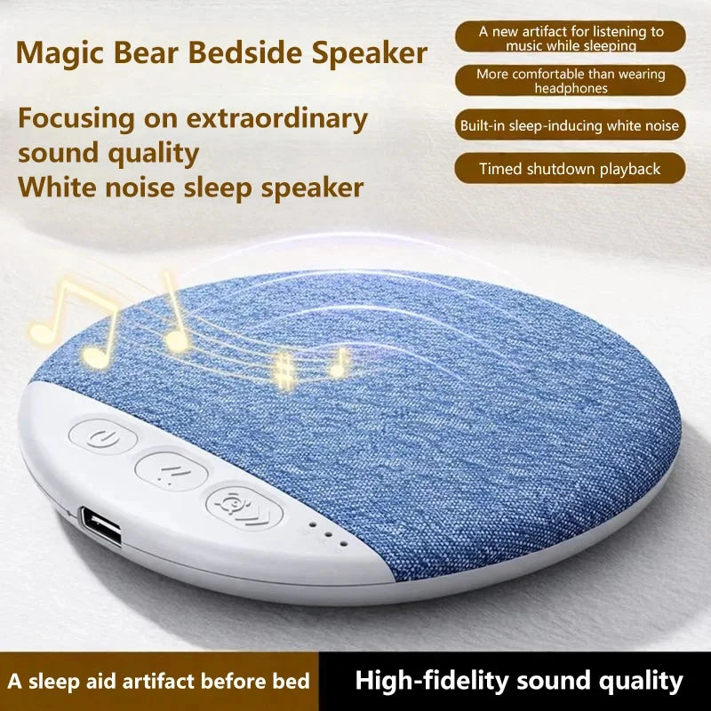Lenovo New Sleeping Bluetooth Speaker Mini Nature Sound White Noise Soundbar Wireless MP3 Music Player Ultra Thin Timed SpeakerS