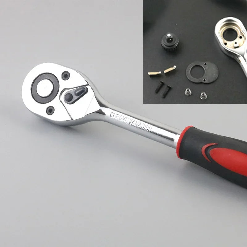 NEW Car Repair Tool Kit 46 Pcs/Set Socket Set Car Repair Tool Ratchet Torque Wrench Combo Auto Repairing Tool Set
