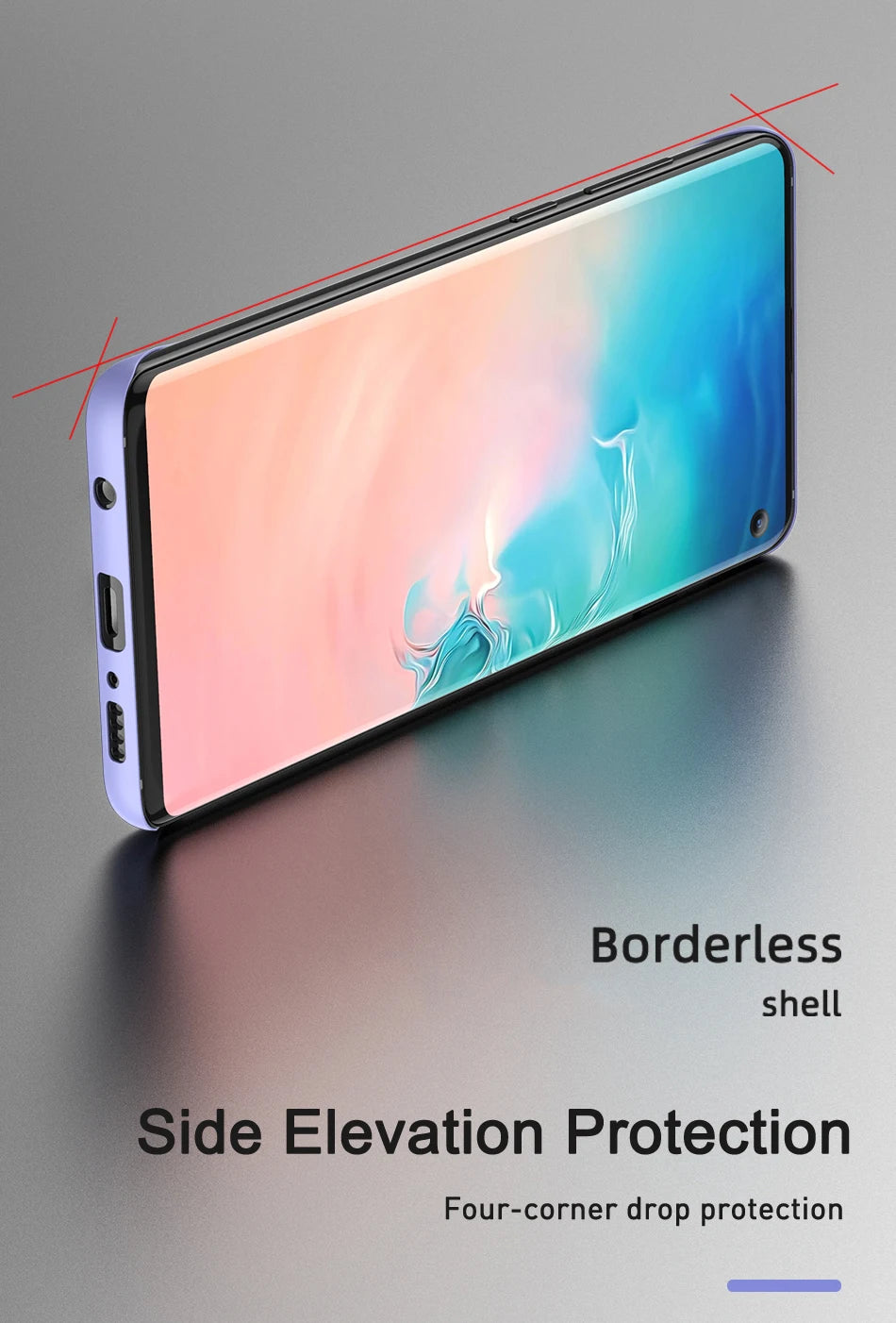 Samsung Galaxy S23 Slim Hard Frameless Case - Matte Shock-Absorbing Cover Tidesmit