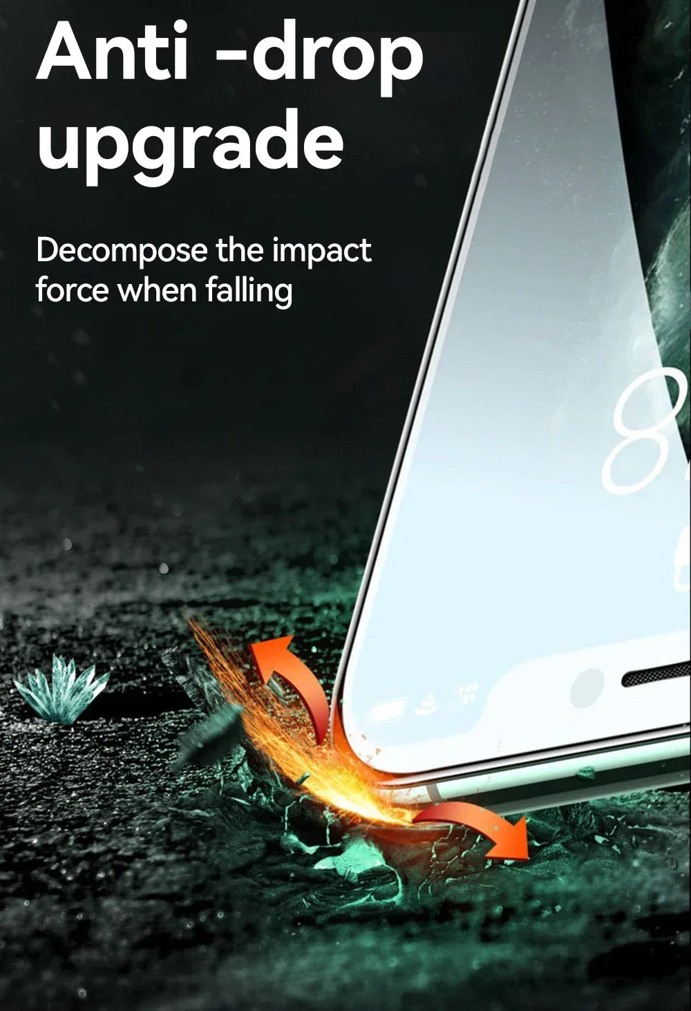 iPhone 15 Screen Protector Tempered Glass 9H Hardness Case Friendly 3pcs Tidesmit