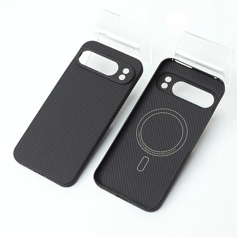 Google Pixel 9 Pro Case Aramid Fiber Magnetic Slim Fit Cover Tidesmit