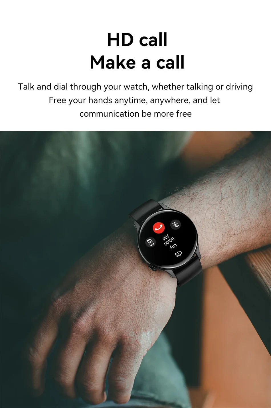 2025 AMOLED Smart Watch Ladies Screen Always Show Time 466*466 HD Health Tracker Voice Calling Smartwatch Women