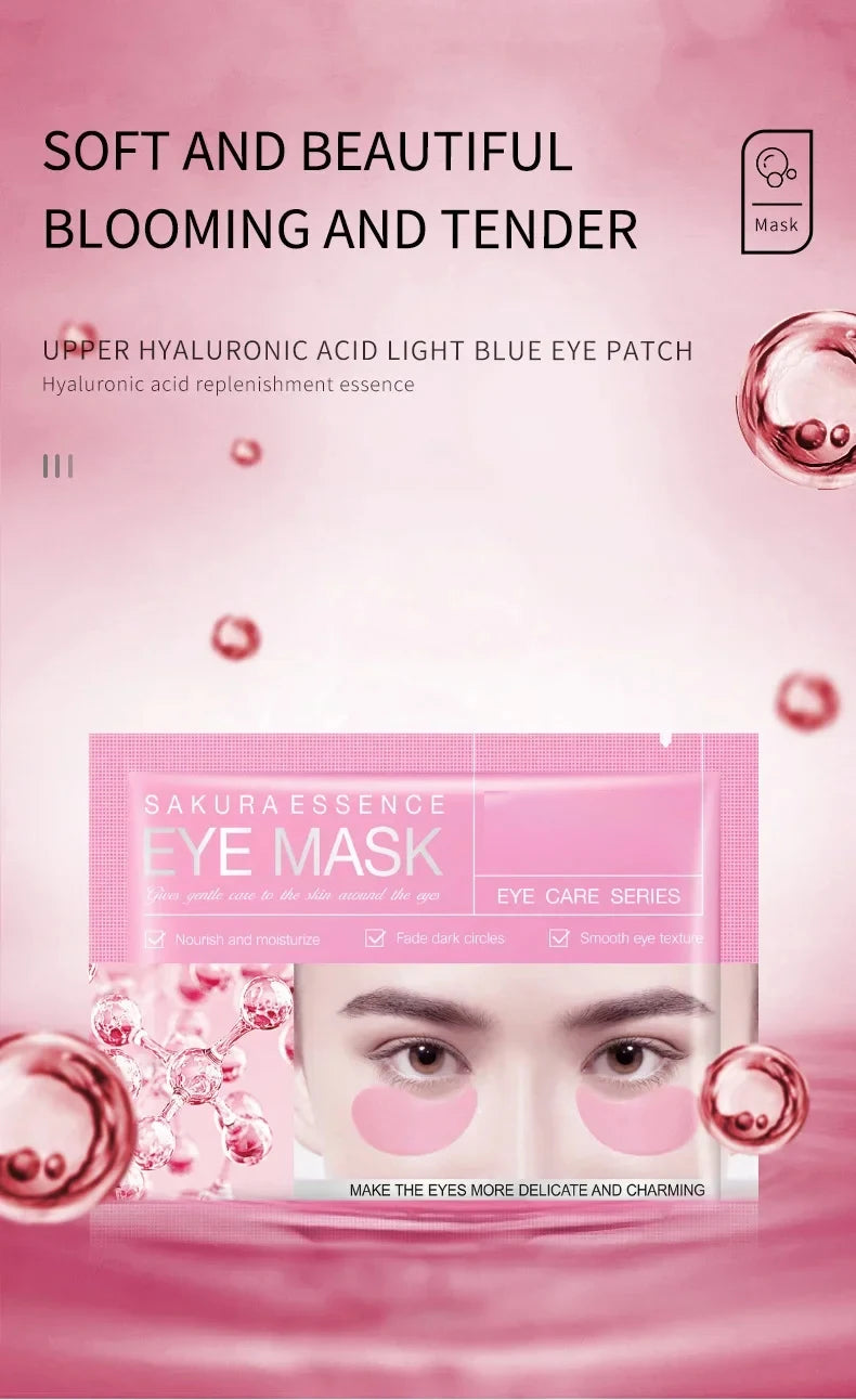 Collagen Eye Mask Anti-Wrinkle Eye Patches Fade Fine Line Remove Dark Circle Bag Anti-Puffiness Moisturizing Brighten Skin Care