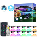LED Permanent Outdoor Lights IP67 Waterproof RGBIC Eave Lights With Remote for Christmas New Year Roof DIY Holiday String Light