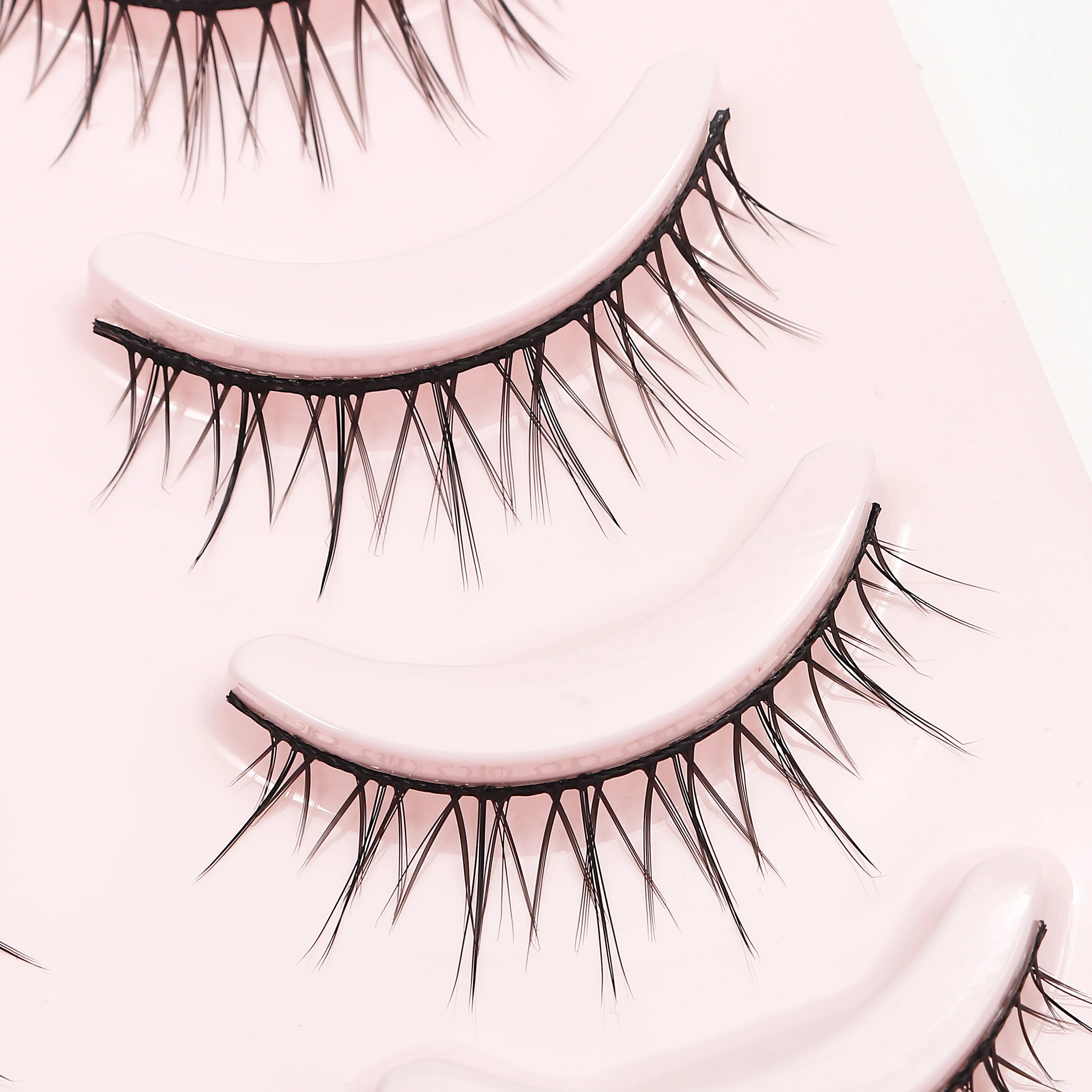 Anime Manga False Eyelashes - Natural Wispy Faux Lashes - 5 Pairs Set False Eyelashes Tidesmit