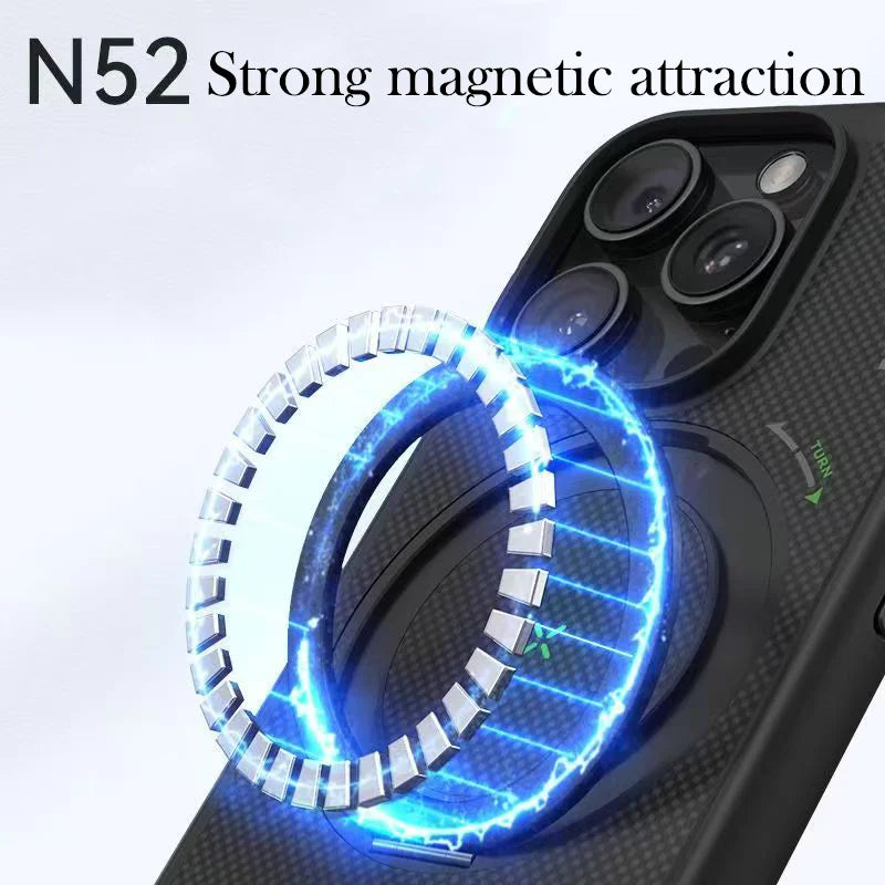 iPhone 17 Pro Max Case Aramid Fiber 360 Ring | Tidesmit Slim Fit Cover Tidesmit