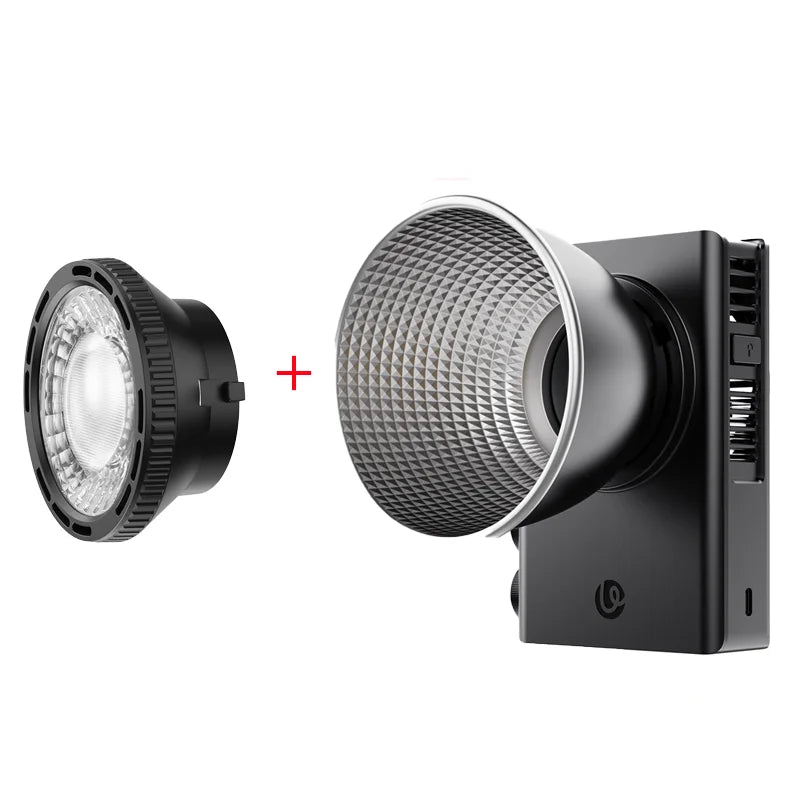 100W Portable COB LED Video Light - Adjustable Bi-Color Bowens Mount With lens China Mainland Tidesmit