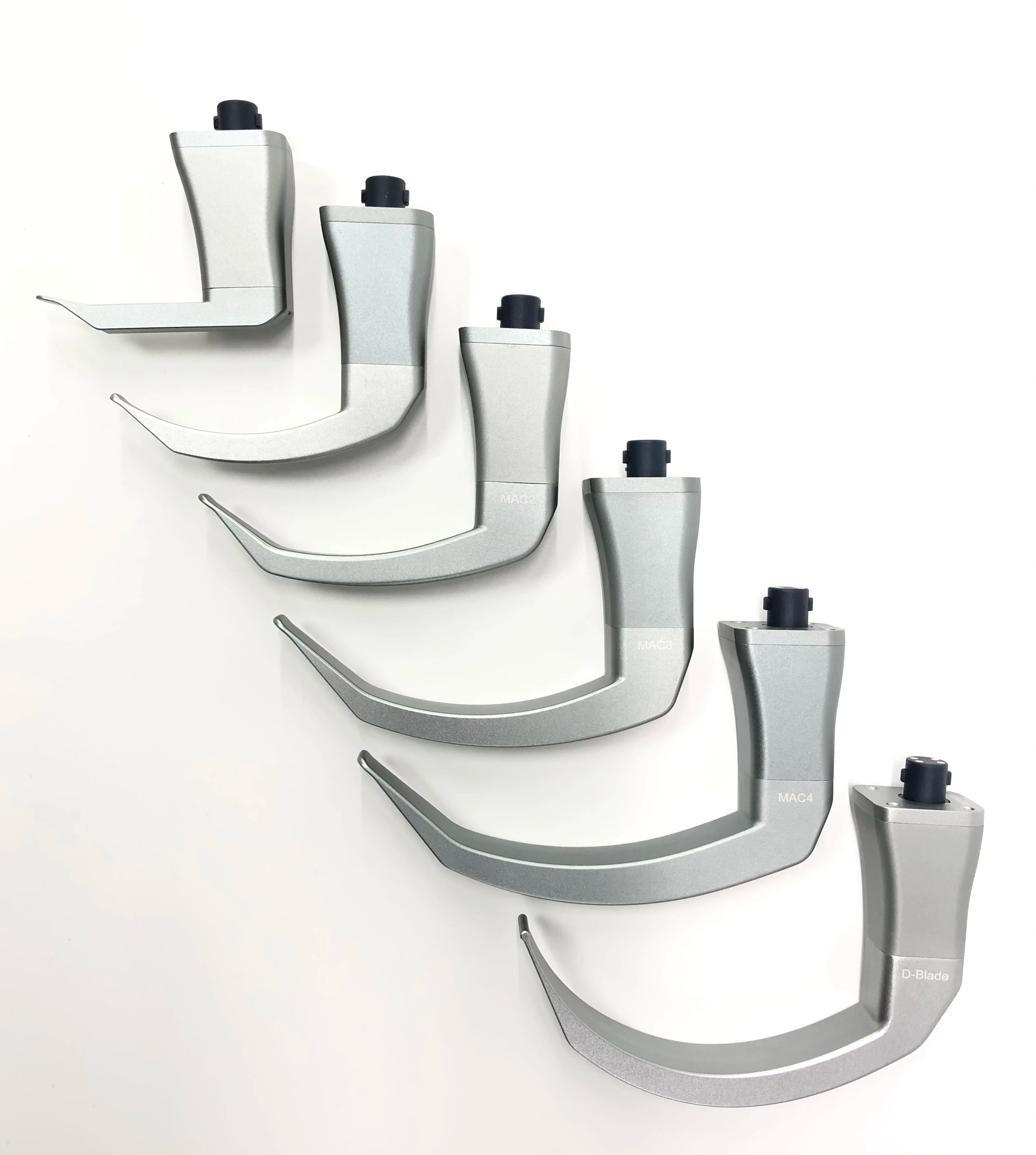 Accessories for Video Laryngoscope Stainless Steel Blades, Laryngeal Mask Airway, guide wire, and Screen
