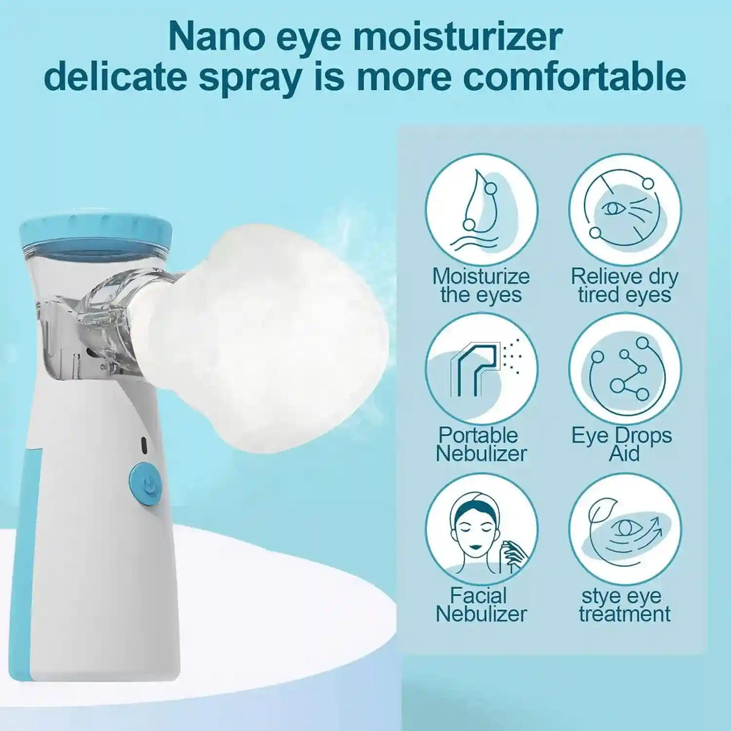Eye Nano Humidifier Nebulizer - Portable Dry Eye Relief | Tidesmit Eye Massage Instrument Tidesmit