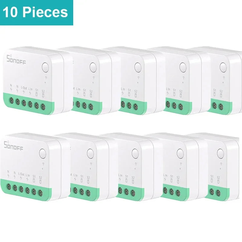 Matter Smart Switch - WiFi Home Automation Module for Energy Saving 10PCS MINIR4M Tidesmit
