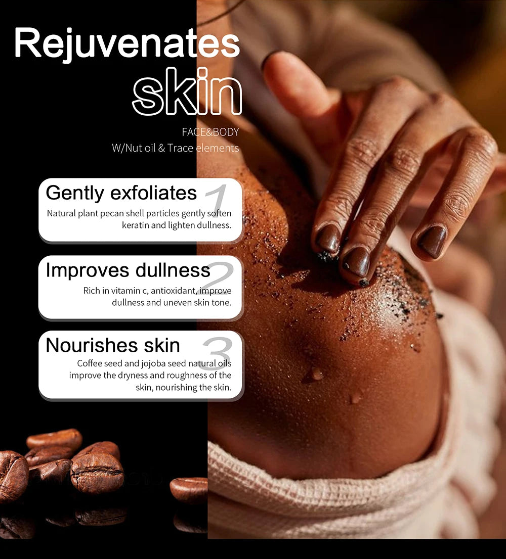 Coffee Sugar Scrub: Exfoliating Body Polish for Radiant Skin Scrubs Treatments Tidesmit