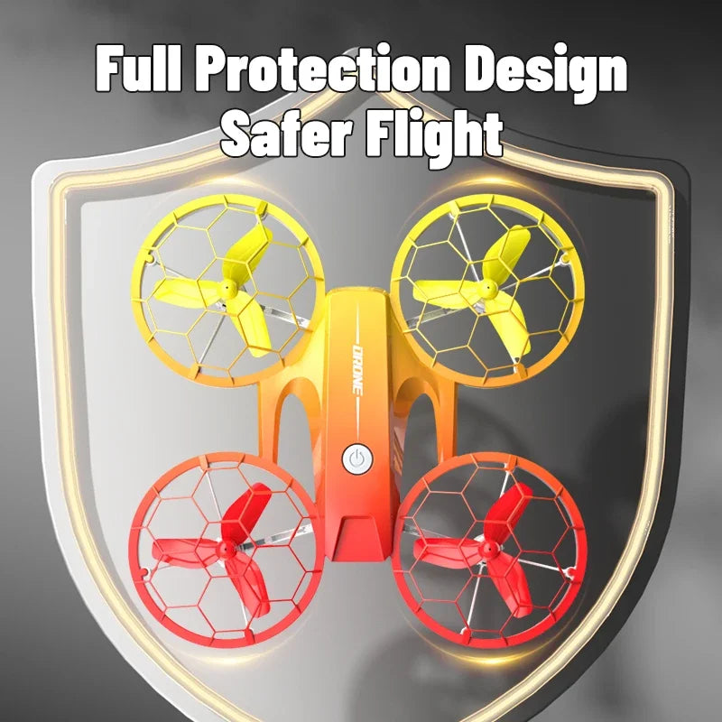 Mini RC Drone for Kids - UFO LED Beginner Drone with Obstacle Avoidance Tidesmit