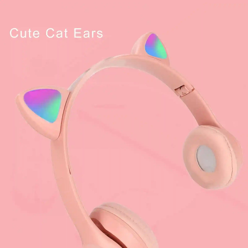 Wireless Over-Ear Headphones in Pink - Studio Sound & Noise Cancellation Tidesmit