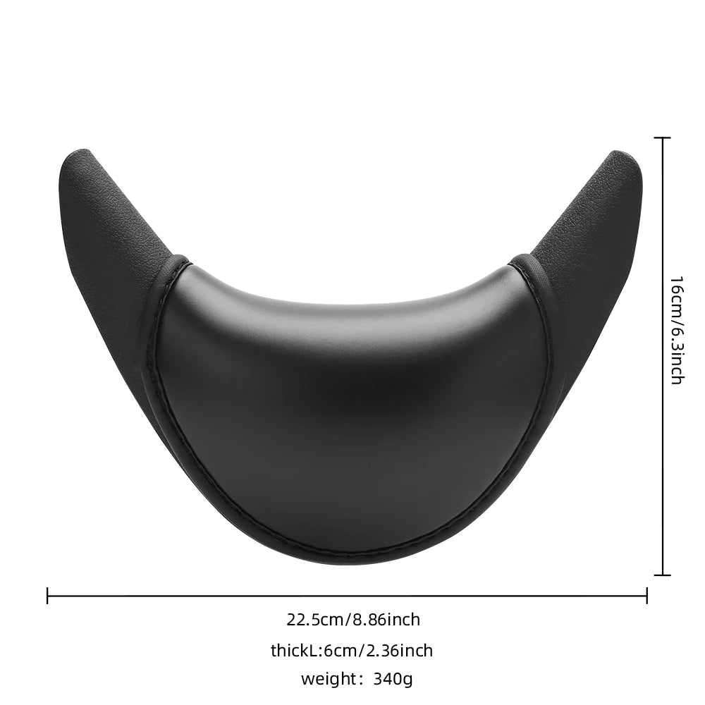 Salon Hair Washing Sink Pillow | Silicone Neck Rest Cushion Black Massage Chairs Tidesmit
