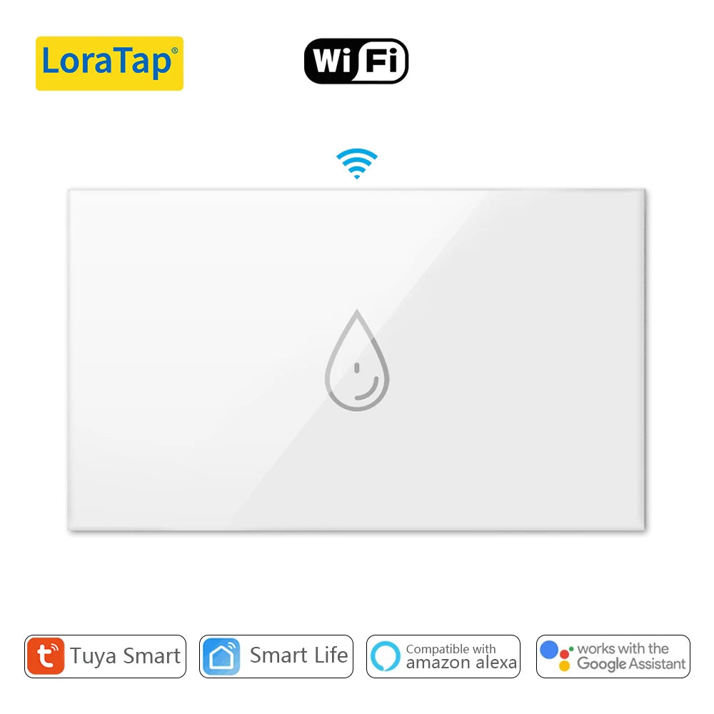 WiFi Boiler Switch 4400W App Timer for Smart Home Energy Management Style 2 White Tidesmit