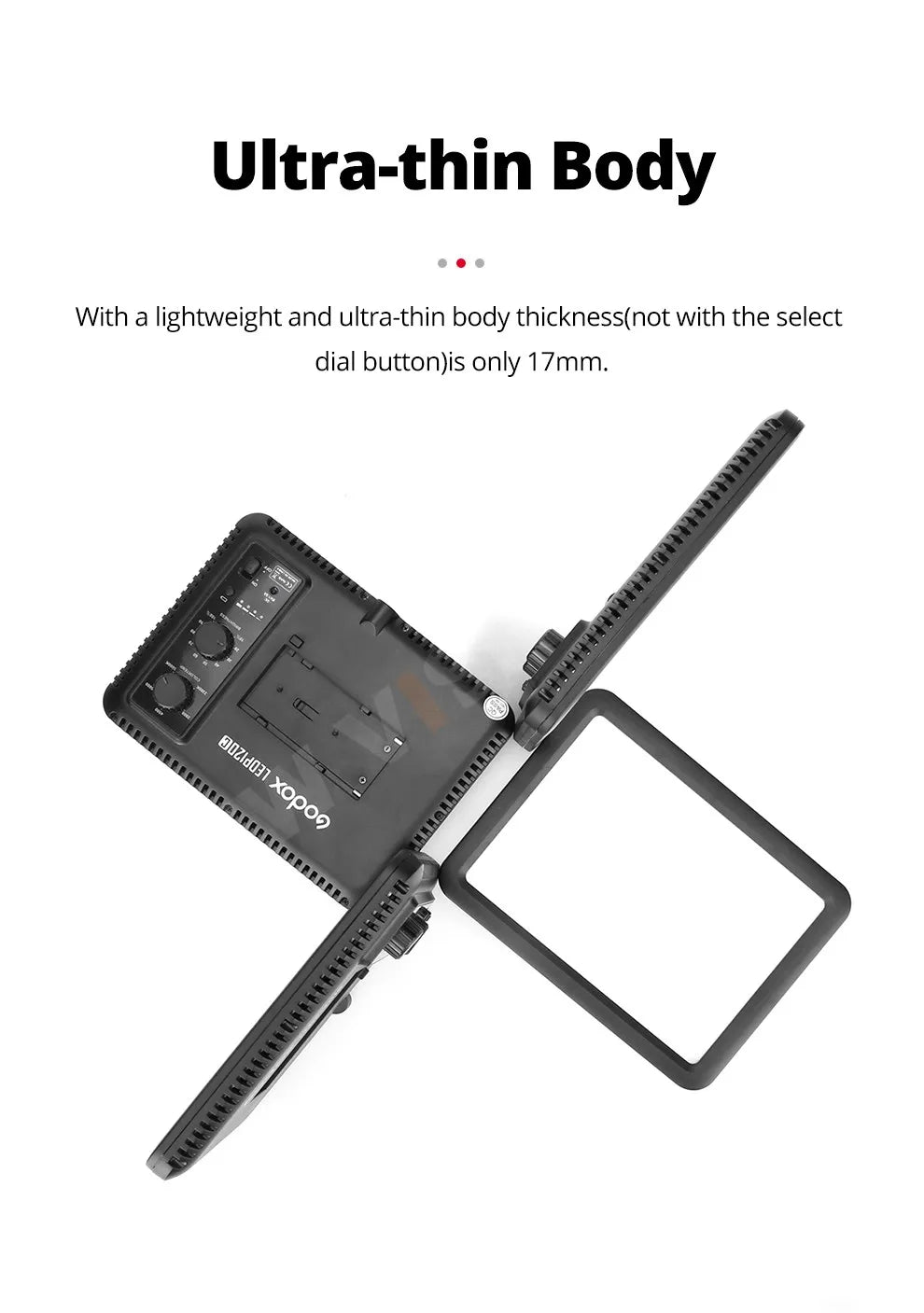 LED Video Light Panel | Adjustable Studio Lighting for Content Creation Tidesmit