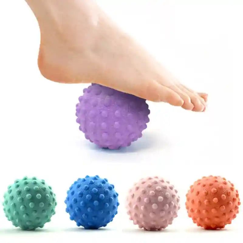 Spiky Massage Ball for Plantar Fasciitis Relief - 4.5cm Portable Tool Massage Chairs Tidesmit