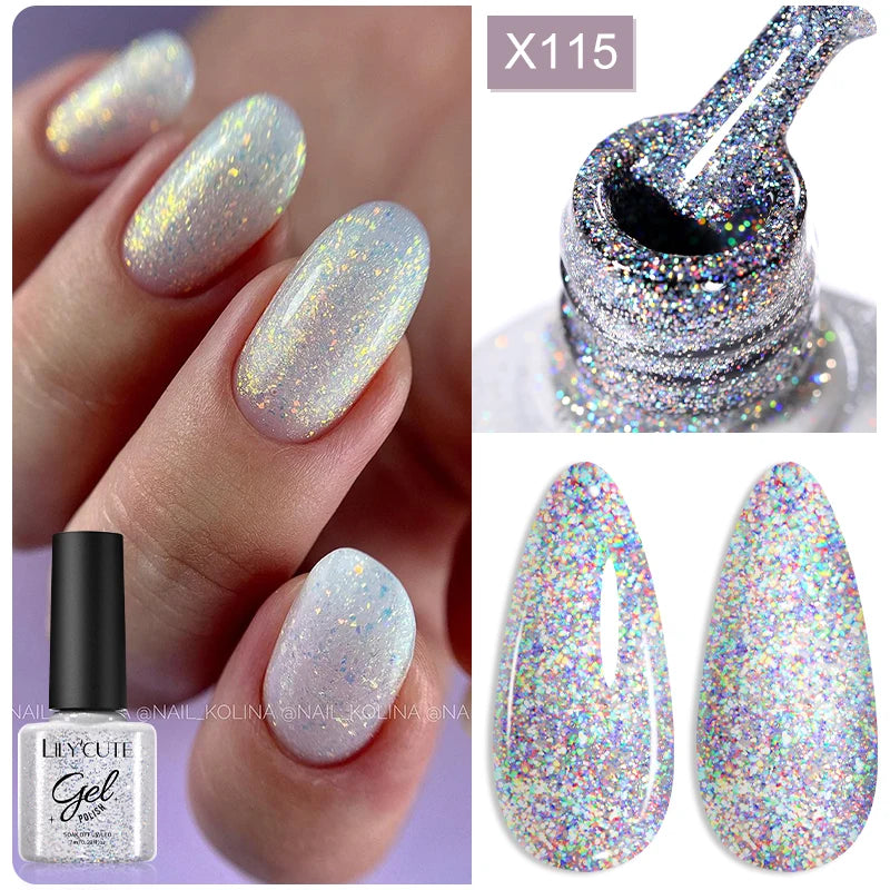 Magnetic Cat Eye Gel Nail Polish – Reflective UV Soak Off Kit Permanent Makeup Machines COLOR-115 Tidesmit
