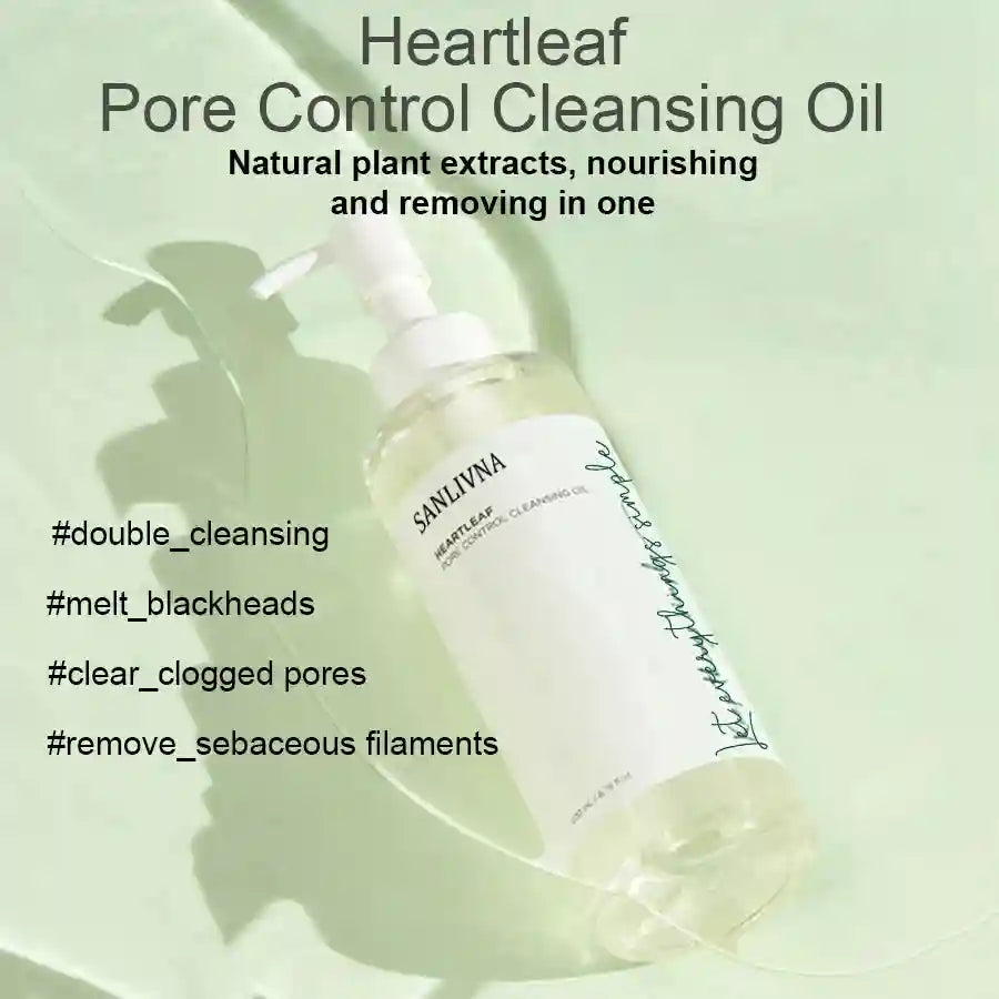 Heartleaf Pore Cleansing Oil 200ml | Deep Exfoliating Face Wash Scrubs Treatments Tidesmit
