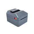 4x6 thermal shipping label printer, gray with black top slot and red status light