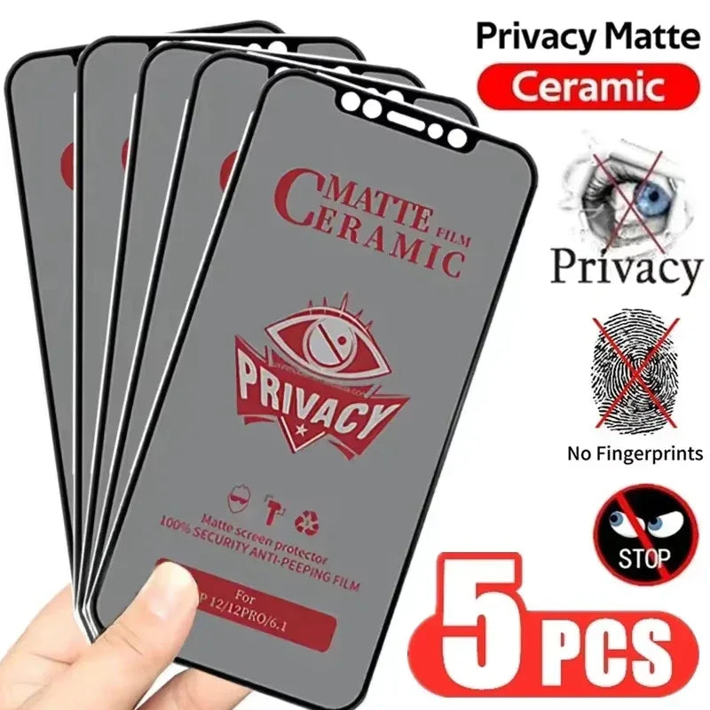 Privacy Screen Protector for iPhone | Anti-Spy Matte Film by Tidesmit For iPhone 17 Air 2 Pieces Tidesmit