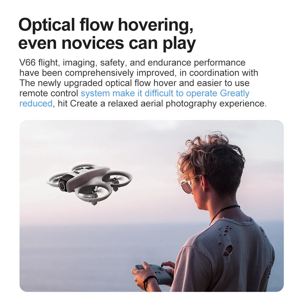 4K Camera Drone: Foldable Wide Angle WiFi Quadcopter for Beginners Tidesmit