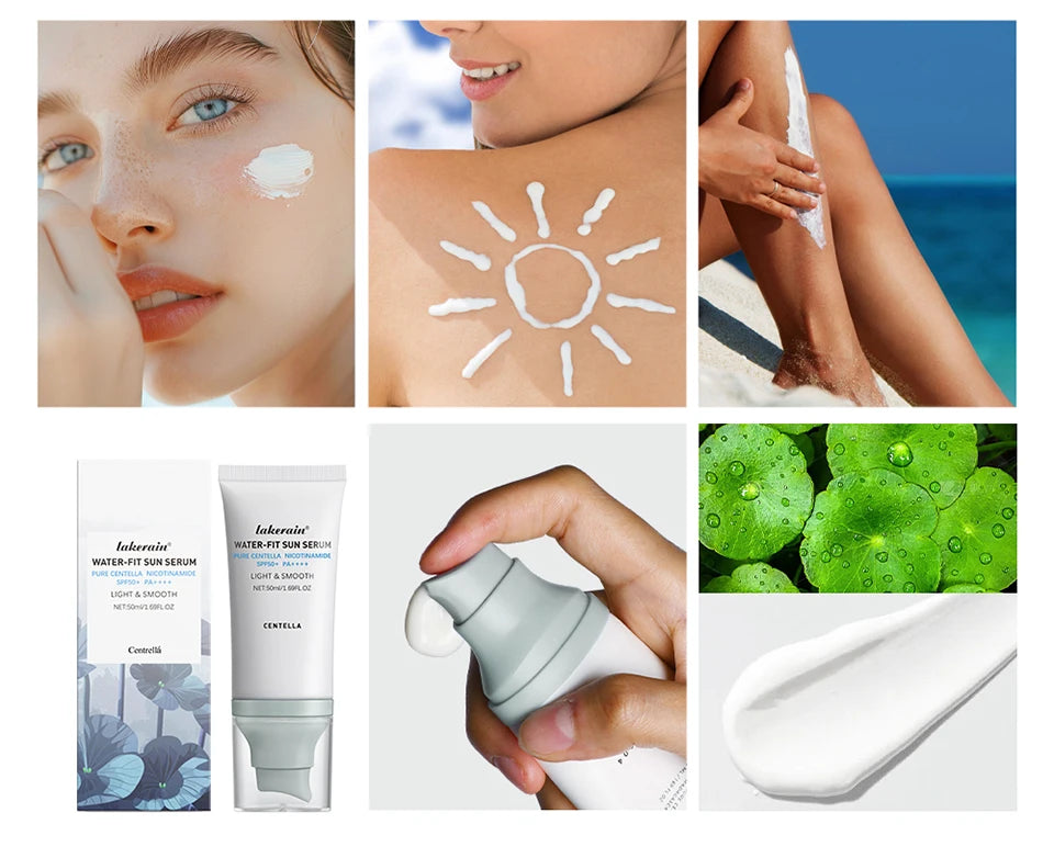 Tidesmit SPF 50+ hydrating sun block isolation cream for face makeup texture close-up