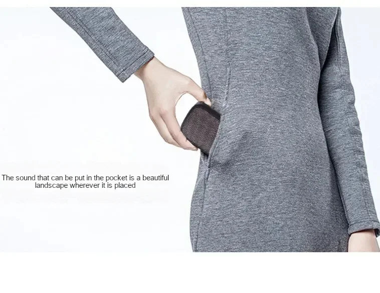 Portable Fabric Bluetooth Speaker, Wireless Connection, Outdoor Sports, Stereo Audio, Support Tf Card, Mobile Phone, Universal